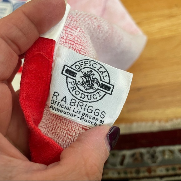 Vintage 90s Budweiser beach towel - Picture 3 of 4